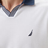 Nautica Erkek Beyaz Classic Fit Polo Yaka T-Shirt