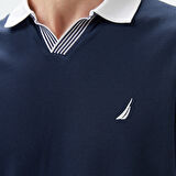 Nautica Erkek Lacivert Classic Fit Polo Yaka T-Shirt