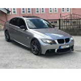 Sts Oto Aksesuar Bmw E90 Makyajsız Kasa 2005-2009 Batman Yarasa Ayna Kapağı Piano Black Abs Plastik