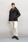 Regular Fit Kapüşonlu Mont