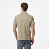 Nautica Erkek Bej Classic Fit Polo