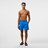 Nautica Erkek Mavi Regular Fit Suda Renk Değiştiren Deniz Şortu