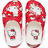 crocs 210576-90H HELLO KITTY RED CLASSIC CLOG ÇOCUK TERLİK SANDALET