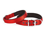 Doggie Konfor Seri Dokuma Köpek Boyun Tasması 5x50-60cm Kırmızı