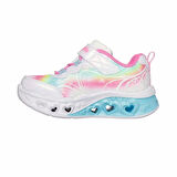 Sketchers 303253N WMLT FLUTTER HEART LIGHTS - GROOVY SWIRL BEBEK IŞIKLI SPOR AYAKKABI