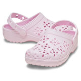 crocs 210944-6ZW CLASSIC FLORAL CUT OUT CLOG BEBEK TERLİK SANDALET