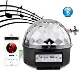 Bluetooth Sd Aux Usb Led Disko Lamba Topu Speaker