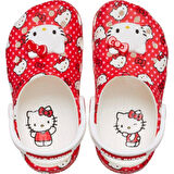 crocs 210577-90H HELLO KITTY RED CLASSIC CLOG BEBEK TERLİK SANDALET