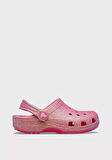 crocs 210986-6ZQ CLASSIC IRIDESCENT GLITTER ÇOCUK TERLİK SANDALET