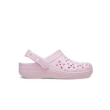 crocs 210944-6ZW CLASSIC FLORAL CUT OUT CLOG BEBEK TERLİK SANDALET