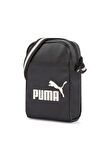 puma 078270-01 CAMPUS COMPACT PORTABLE MİNİ POSTASI ÇANTASI - SİYAH_X