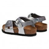 birkenstok 1019201 - ELECTRIC METALLIC SILV RIO KIDS BF OCUK TERLK