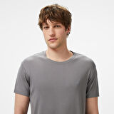 Nautica Erkek Gri Regular Fit T-Shirt