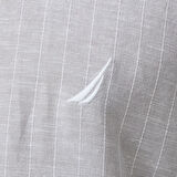 Nautica Erkek Gri Classic Fit Çizgili Gömlek