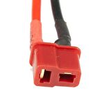12 AWG T-Plug Dişi Lipo Pil Şarj Kablosu 15cm