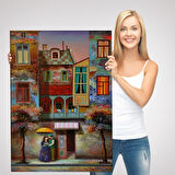 Aşık Çift Kanvas Duvar Tablosu-6046