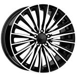 EMR-DY989-01 8.5x19"-5x112 ET38 66.6 Black Diamond Jant (4 Adet)