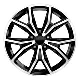 EMR-DY1407-01 12.0×20-6×139.7 ET-44 110 Glossy Black+Milling Jant 4 adet