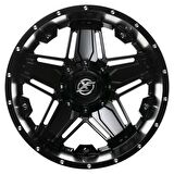 EMR-223-01 12.0×20-6×139.7 ET-44 110 Matt Black Jant 4 adet