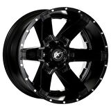 EMR-214-01 12.0x20-6x139.7 ET-44 110 Matt Black Jant (4 Adet)