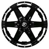 EMR-214-01 12.0x20-6x139.7 ET-44 110 Matt Black Jant (4 Adet)