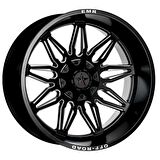 EMR-633-01 12.0x20"-6x139.7 ET-44 106,1 Matt Black Milling Jant (4 Adet)