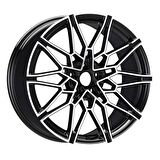 EMR-A338-01 8.5x19"-5x112 ET30 66.6 Black Diamond Jant (4 Adet)