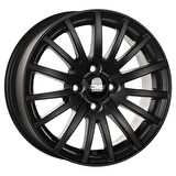 CMS-465-02 6.5x15"- 4x100 ET35 67.2 Complete Matt black Jant (4 Adet)