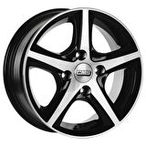 CMS-559-03 6.0x14"-4x108 ET15 65.1 Diamond Black Gloss Jant (4 Adet)