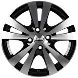 CMS-603-01 6.5x15"-4x100 ET35 67.2 Diamond Black Gloss Jant (4 Adet)