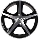 CMS-642-01 6.5x15"-4x100 ET35 67.2 Diamond Black Gloss Jant (4 Adet)