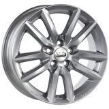 CMS-1275-01 6.0x16"-5x100 ET47 57.1 Racing Silver Jant (4 Adet)