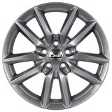 CMS-1275-01 6.0x16"-5x100 ET47 57.1 Racing Silver Jant (4 Adet)