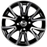 CMS-832-02 7.5x17"-5x114.3 ET37 67.2 Diamond Matt Black Jant (4 Adet)