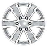 EMR-DY1226-22 7.0x16"-6x130 ET50 84.1 Silver Diamond Jant (4 Adet)