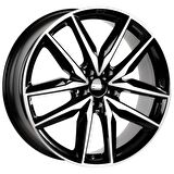 CMS-1130-02 7.5x19"-5x112 ET50 57.1 Diamond Black Gloss Jant (4 Adet)