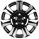 CMS-1469-05 6.5x17"-6x160 ET62 84.1 Diamond Black Gloss Jant (4 Adet)