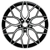 EMR-A367-05 10.0x20"-5x108 ET37 73.1 Black Jant (4 Adet)