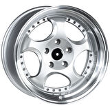 EMR-L2384-01 8.5x17" -5x120 ET28 72.6 Silver Lip Polish-Chrome R Jant (4 Adet)