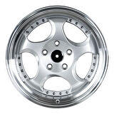 EMR-L2384-01 8.5x17" -5x120 ET28 72.6 Silver Lip Polish-Chrome R Jant (4 Adet)