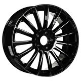 EMR-CA17-20 8.0x18" -5x112 ET45 66.6 Black Jant (4 Adet)