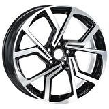 EMR-E230-01 8.0x19" -5x112 ET50 57.06 Black Diamond Jant (4 Adet)