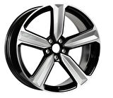EMR-S1015-01 8x18" -5x112 ET35 66.45 DEEP BLACK SILVER DIAMOND Jant (4 Adet)
