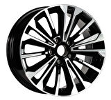 EMR-S1019-01 7.5x17" -5x114.3 ET40 60.1 Deep Black Diamond Gloss Jant (4 Adet)