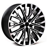 EMR-S1024-01 8.5x19" -5x112 ET35 66.45 Deep Black Diamond Gloss Jant (4 Adet)