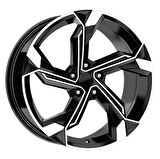 EMR-DY1709-01 8.5x19" -5x112 ET35 66.45 Black Diamond Jant (4 Adet)