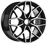 EMR-S1038-12 7.5x17" -4x100 ET35 73.1 Black Diamond Jant (4 Adet)
