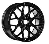 EMR-S1038-17 7.5x17" -4x108 ET35 63.4 Black Diamond Jant (4 Adet)