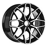 EMR-S1038-47 7.5x17" -5x112 ET35 73.1 Black Diamond Jant (4 Adet)