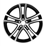 EMR-S1035-03 7.5x17" -5x112 ET35 73.1 Depp Black Diamond Gloss Jant (4 Adet)